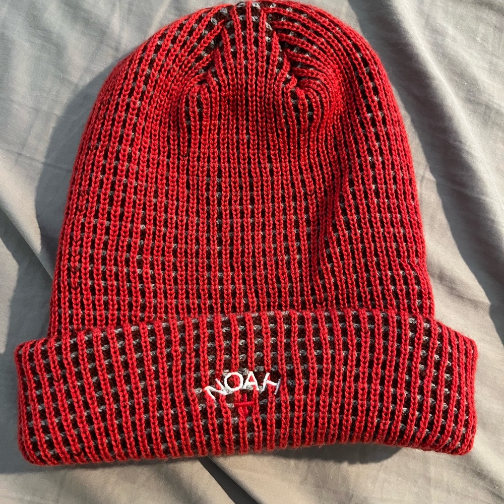Unisex Noah NYC Red Knit Beanie